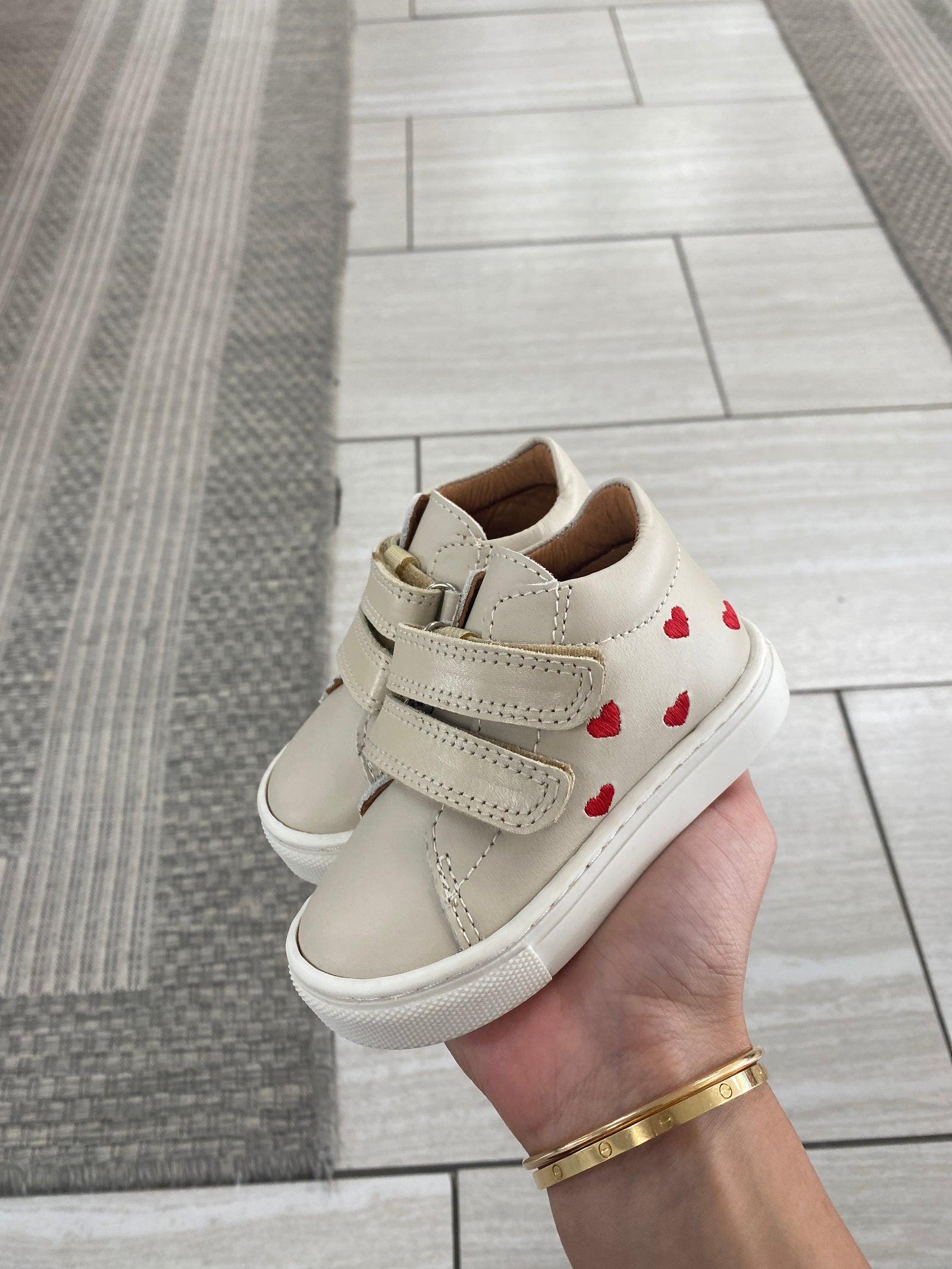 Atlanta Mocassin Sand Heart Baby Sneaker-Tassel Children Shoes