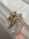 Angulus Almond Patent Wingtip Baby Bootie-Tassel Children Shoes