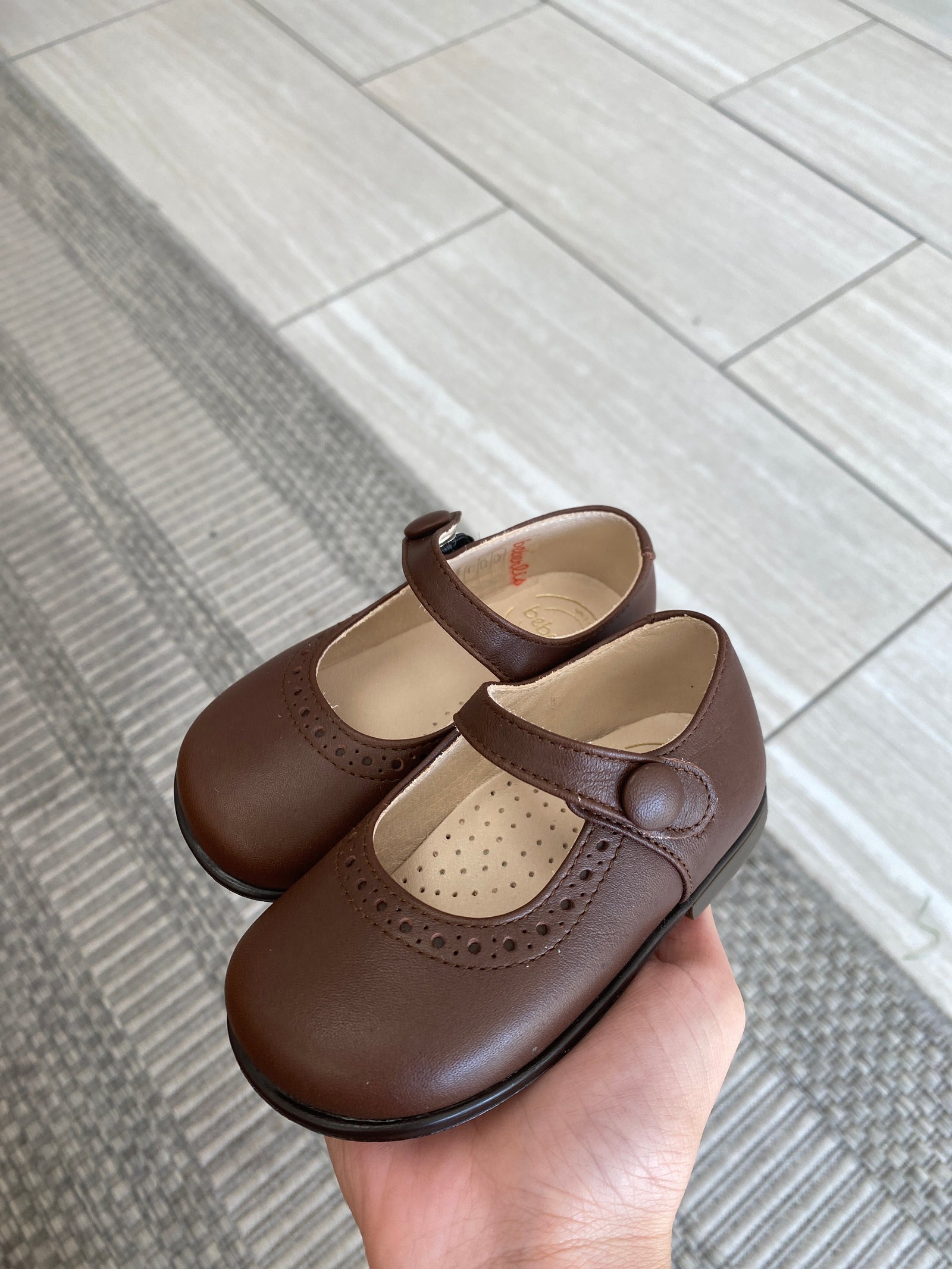 Beberlis Coco Leather Baby Mary Jane-Tassel Children Shoes