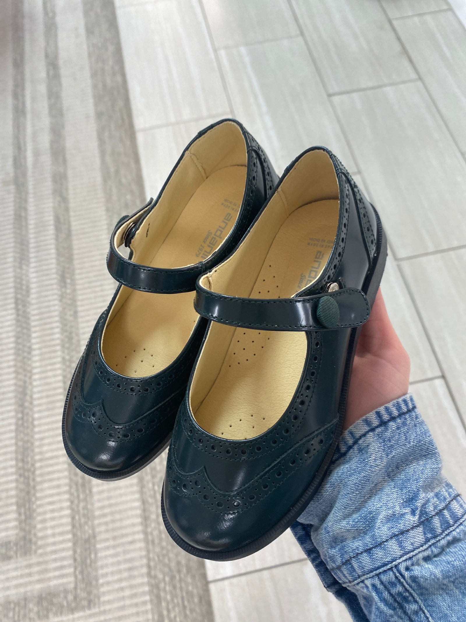 Andanines Hunter Florentic Mary Jane-Tassel Children Shoes