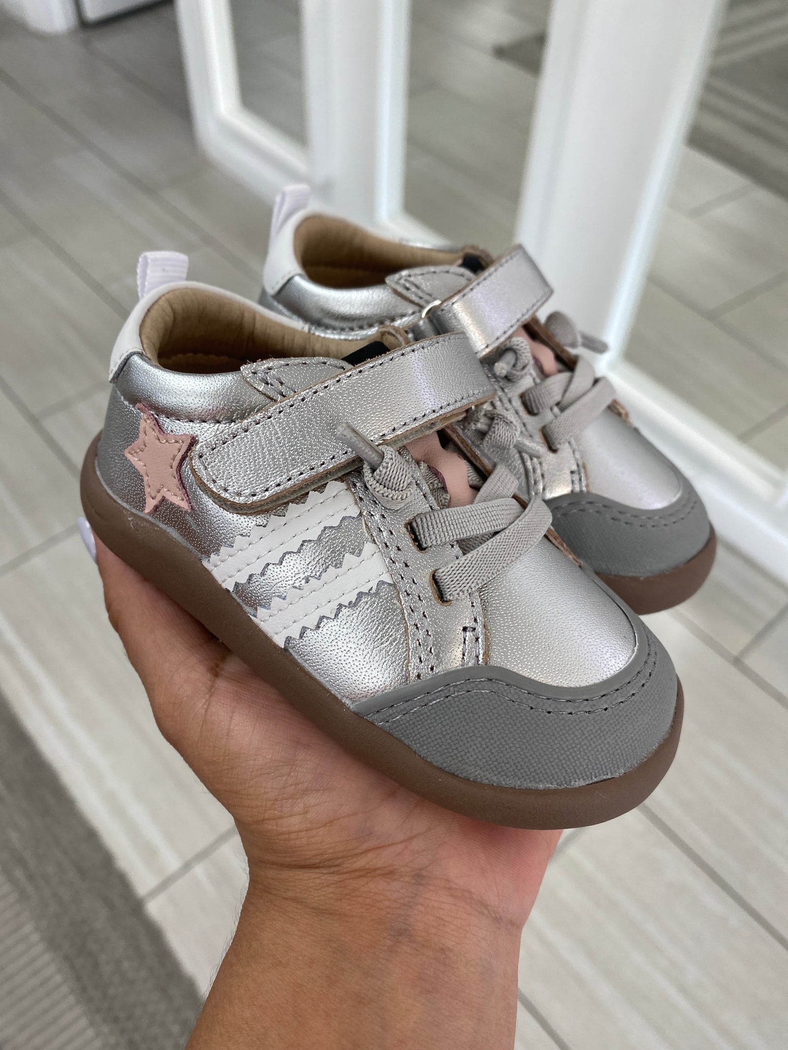 Old Soles Silver Star Baby Sneaker-Tassel Children Shoes