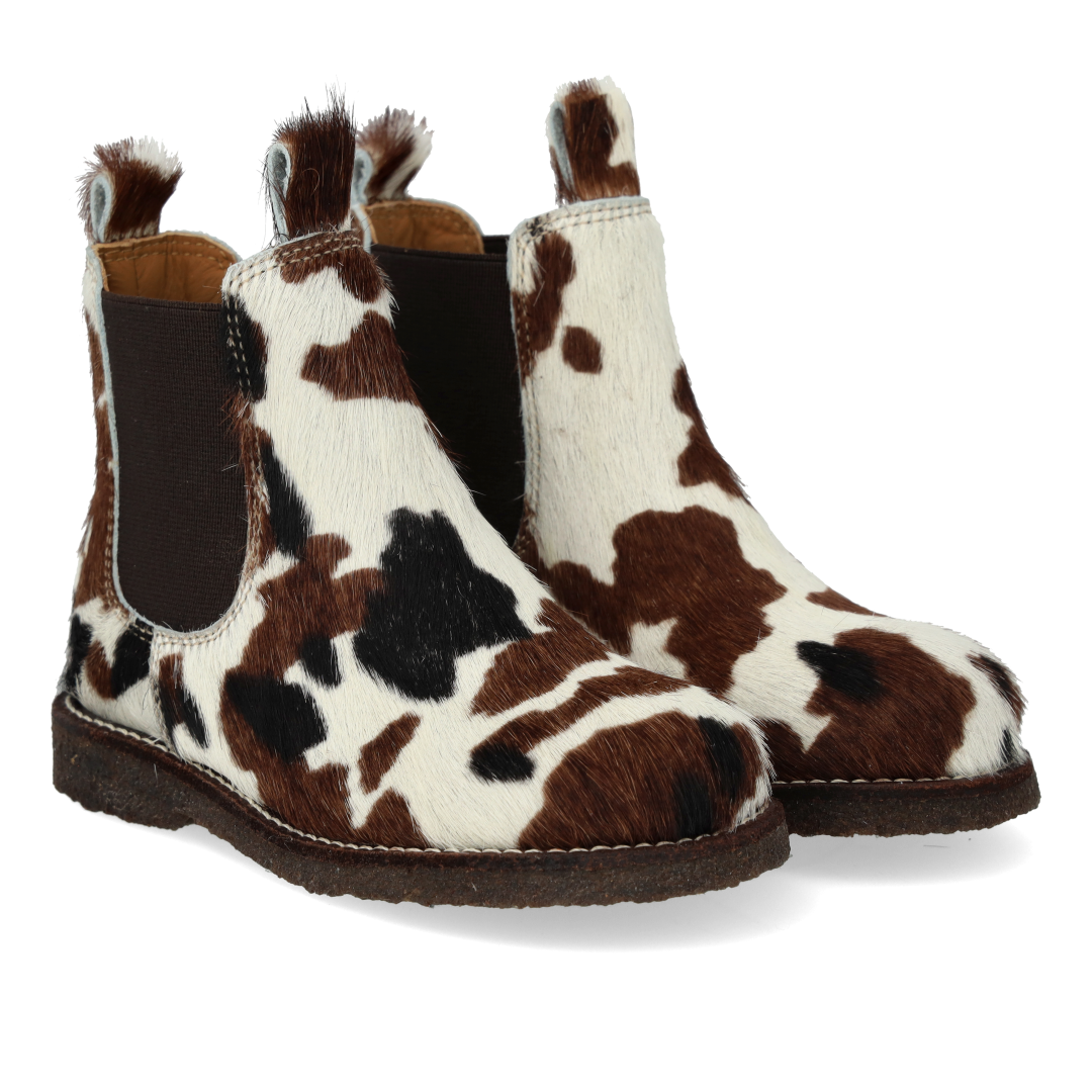 Angulus Cowhide Boot-Tassel Children Shoes