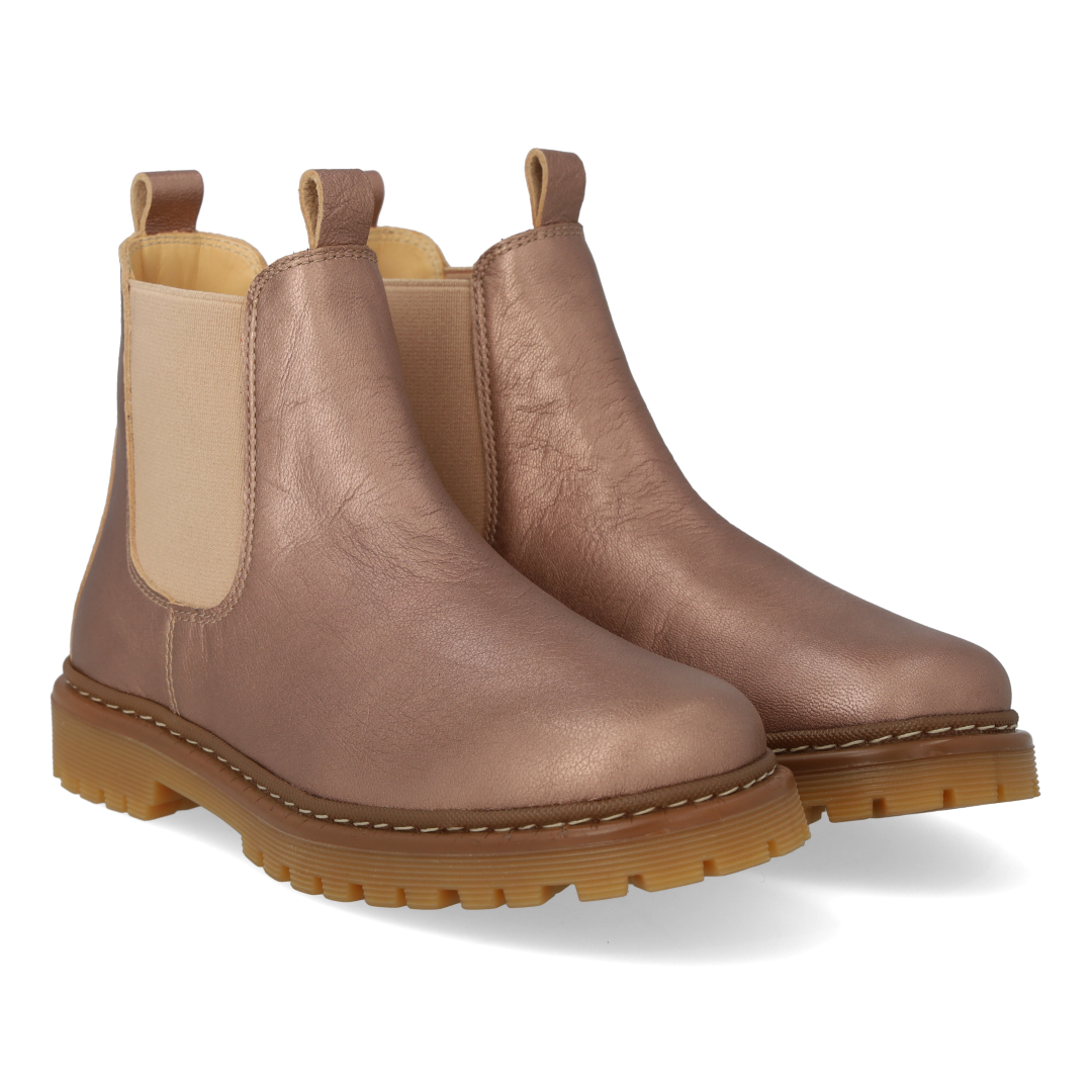 Angulus Copper Rose Elastic Boot-Tassel Children Shoes