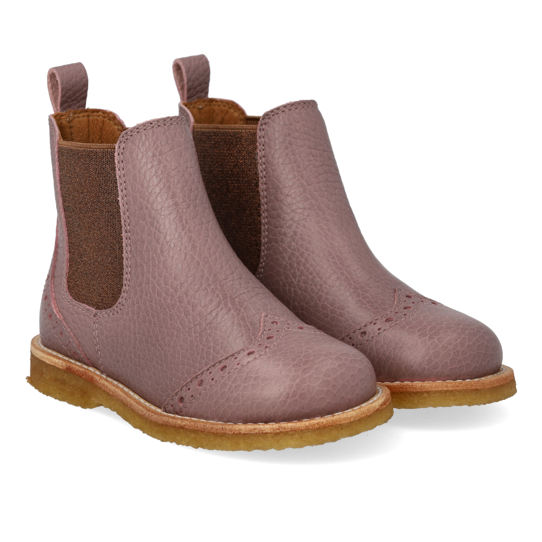 Angulus Rose Wingtip Boot-Tassel Children Shoes
