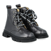 Angulus Black Shine Boot-Tassel Children Shoes