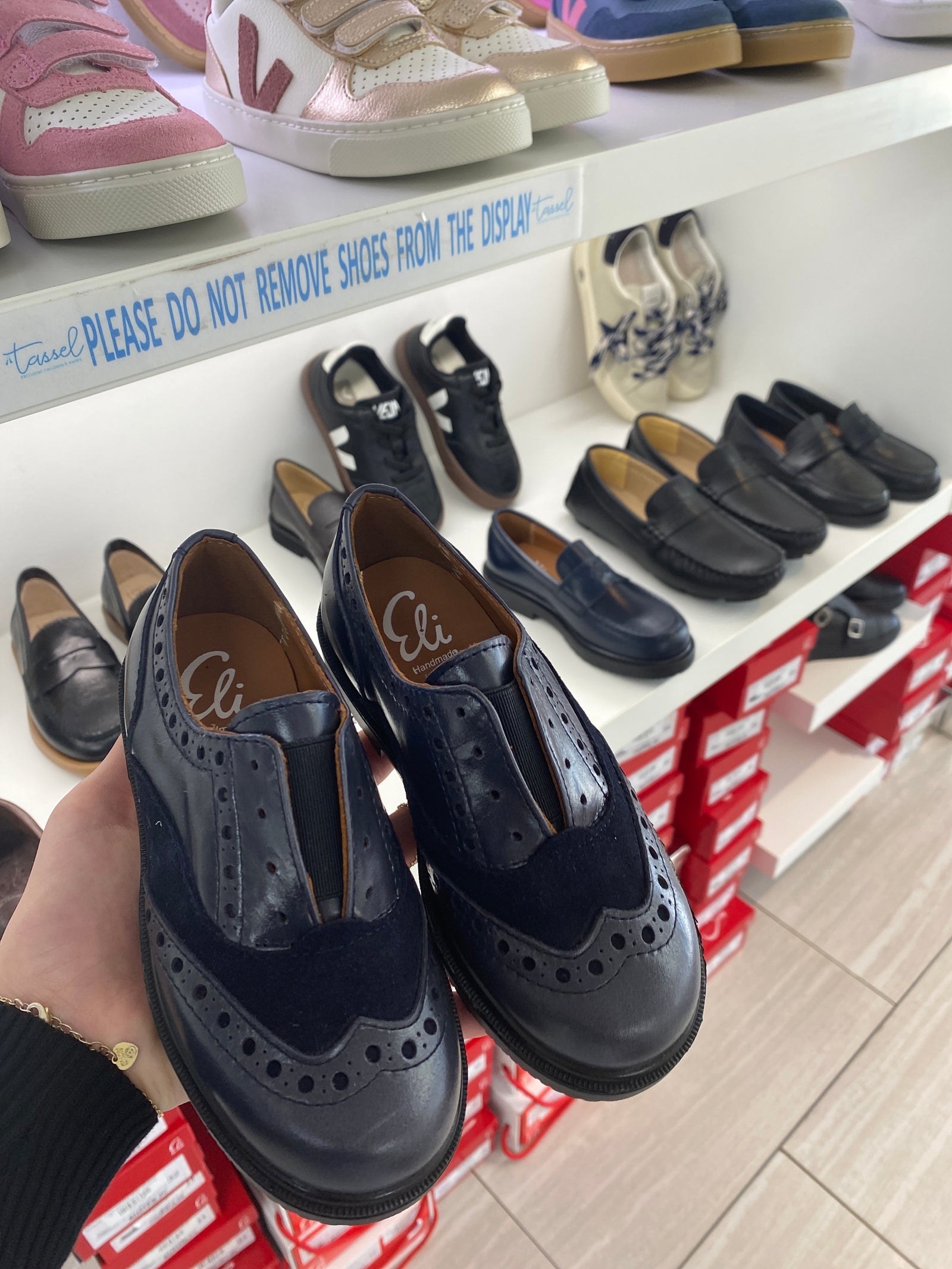Papanatas Steel Wingtip Loafer-Tassel Children Shoes