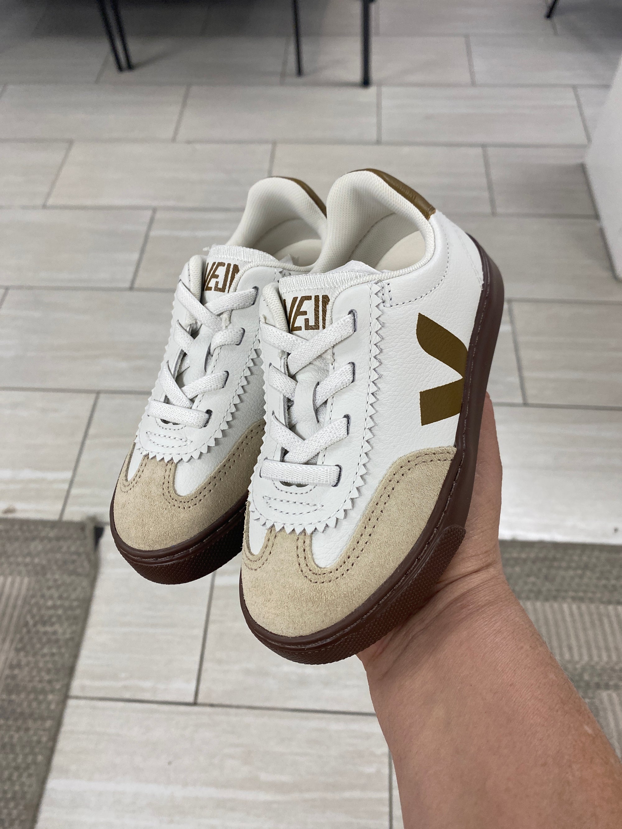 Veja Tent Bark Elastic Sneaker-Tassel Children Shoes