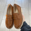 Beberlis Tan Chunky Loafer-Tassel Children Shoes