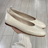 Spain+Co Cream Leather Ballet Flat-Tassel Children Shoes