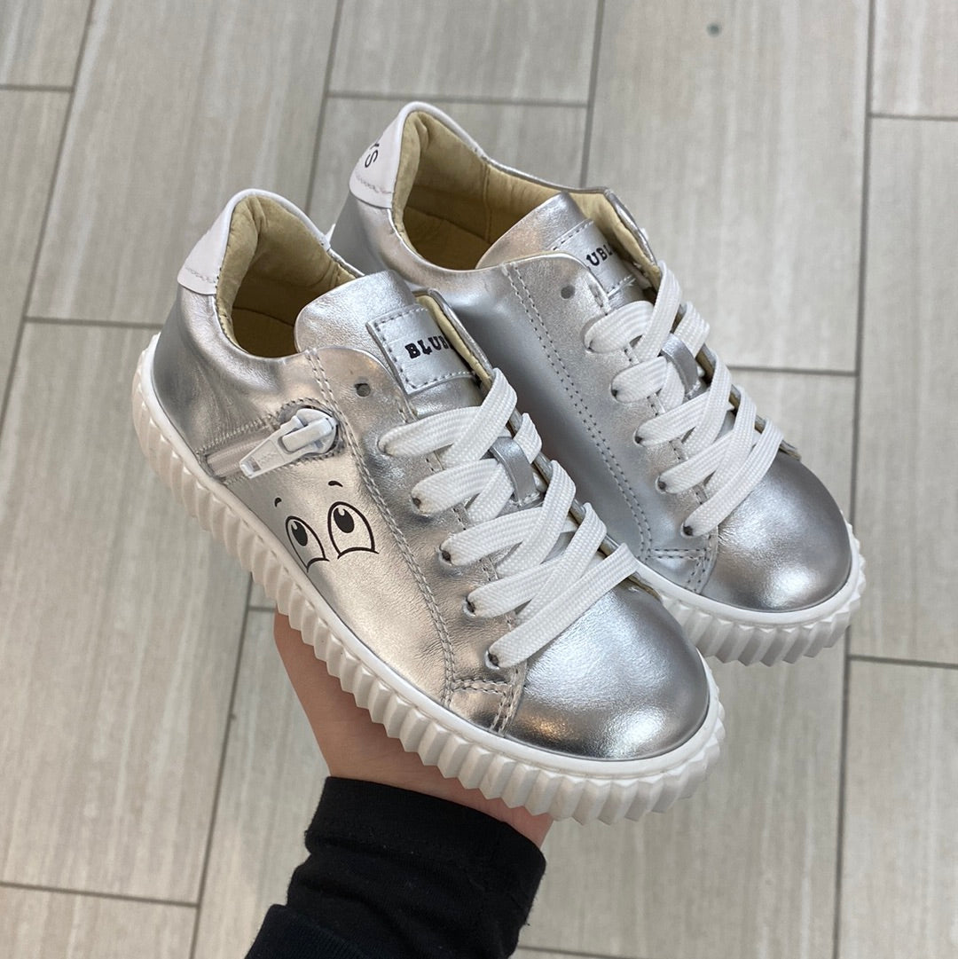Blublonc Silver Eyes Sneaker-Tassel Children Shoes