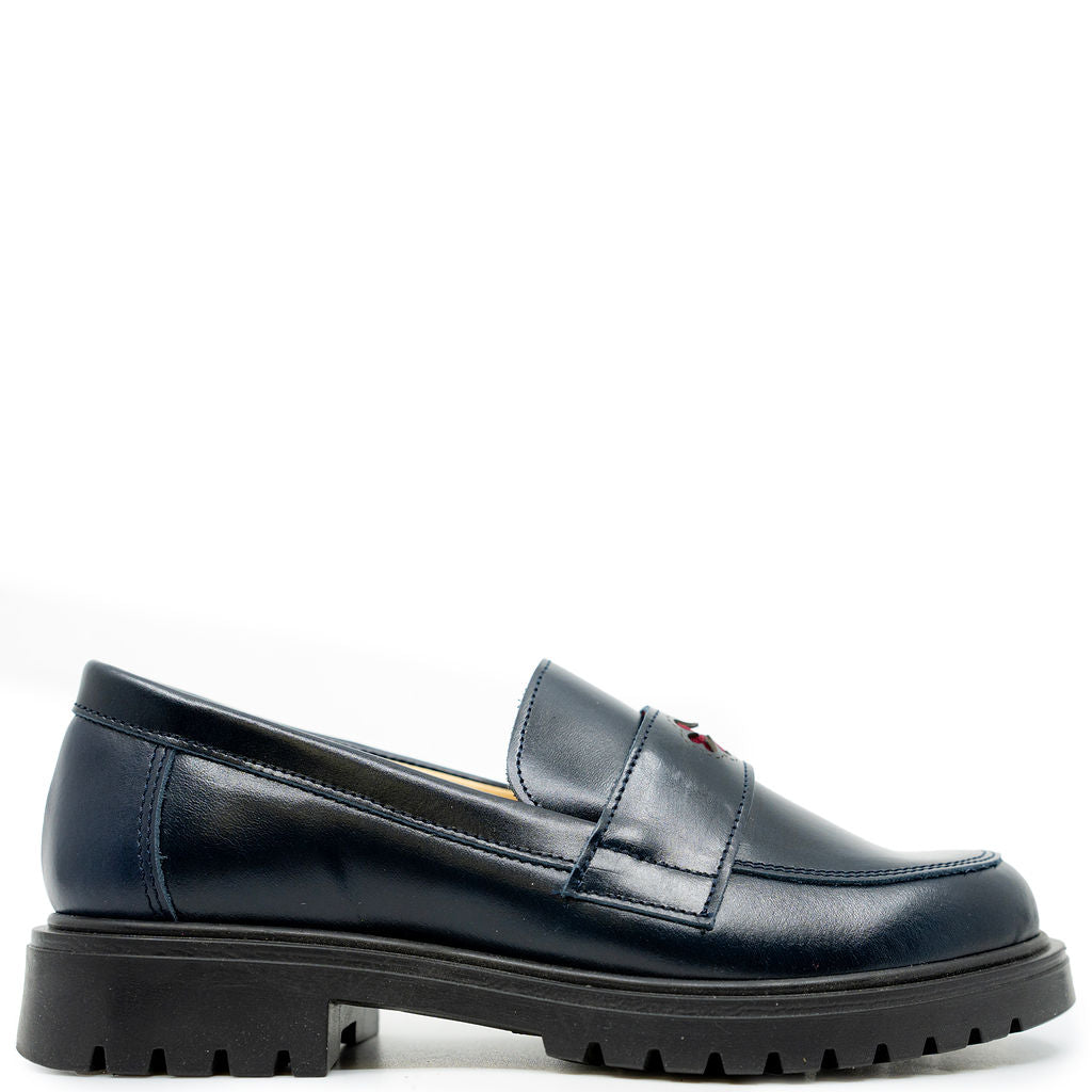 Andanines Marine Clover Penny Loafer-Tassel Children Shoes