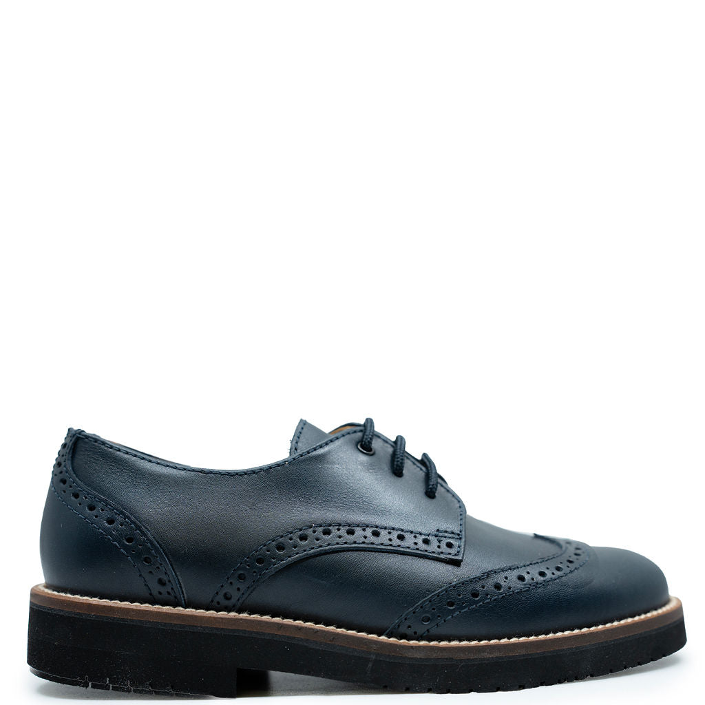 Beberlis Navy Wingtip Dress Shoe