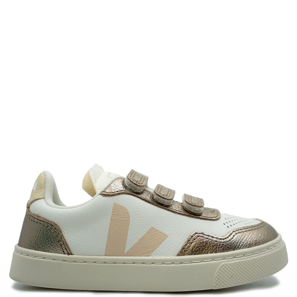 Veja Sable Bronze Velcro Sneaker-Tassel Children Shoes