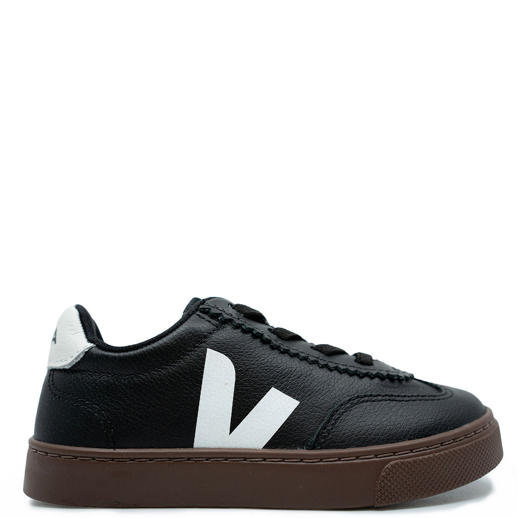 Veja Black Bark Elastic Sneaker-Tassel Children Shoes