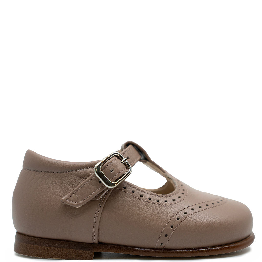 Beberlis Old Rose Wingtip Baby Shoe-Tassel Children Shoes