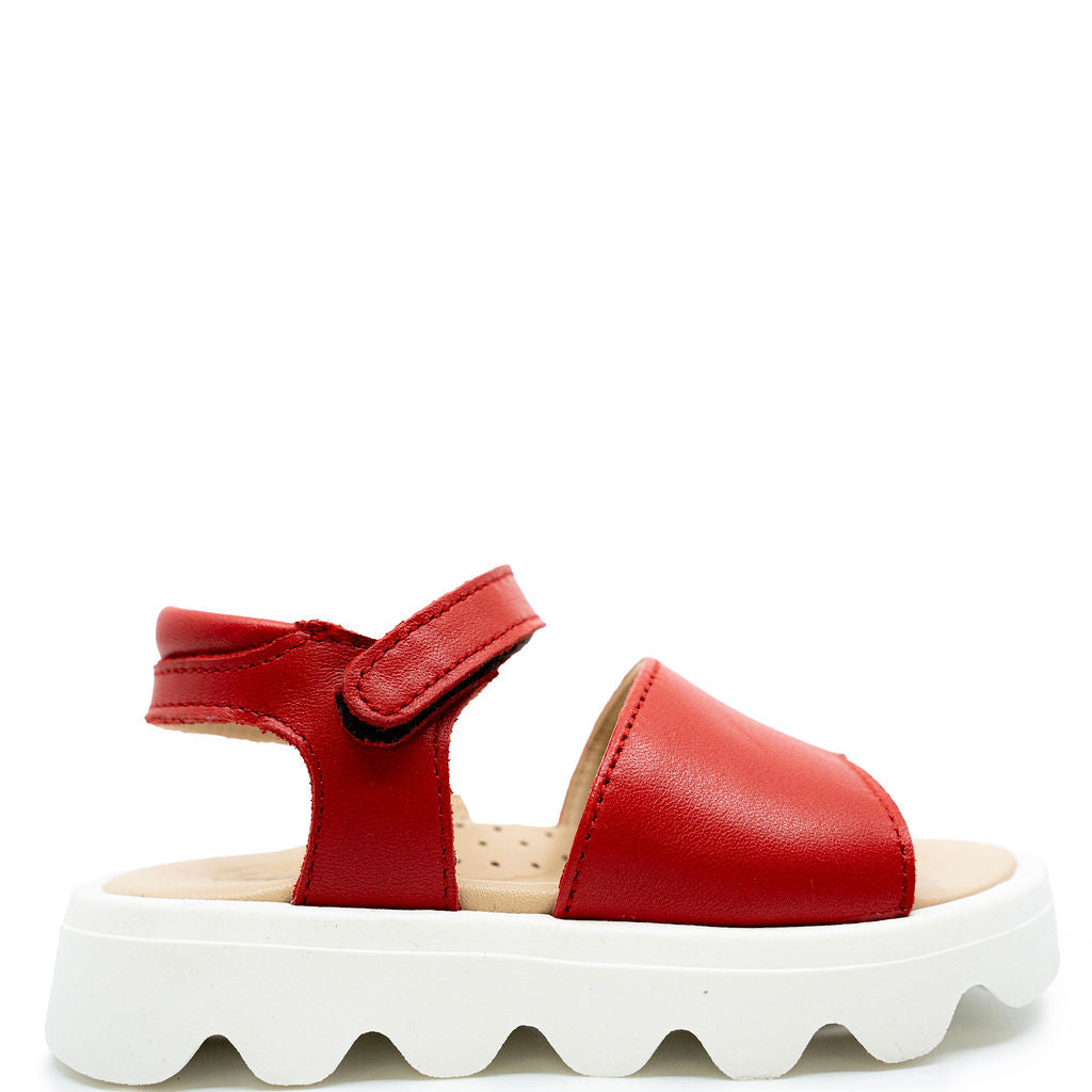 Blublonc Red Baby Sandal-Tassel Children Shoes