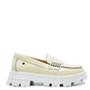 Confetti Cream Patent Chunky Penny Loafer-Tassel Children Shoes