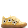 Angulus Yellow Flower Velcro Baby Sneaker-Tassel Children Shoes