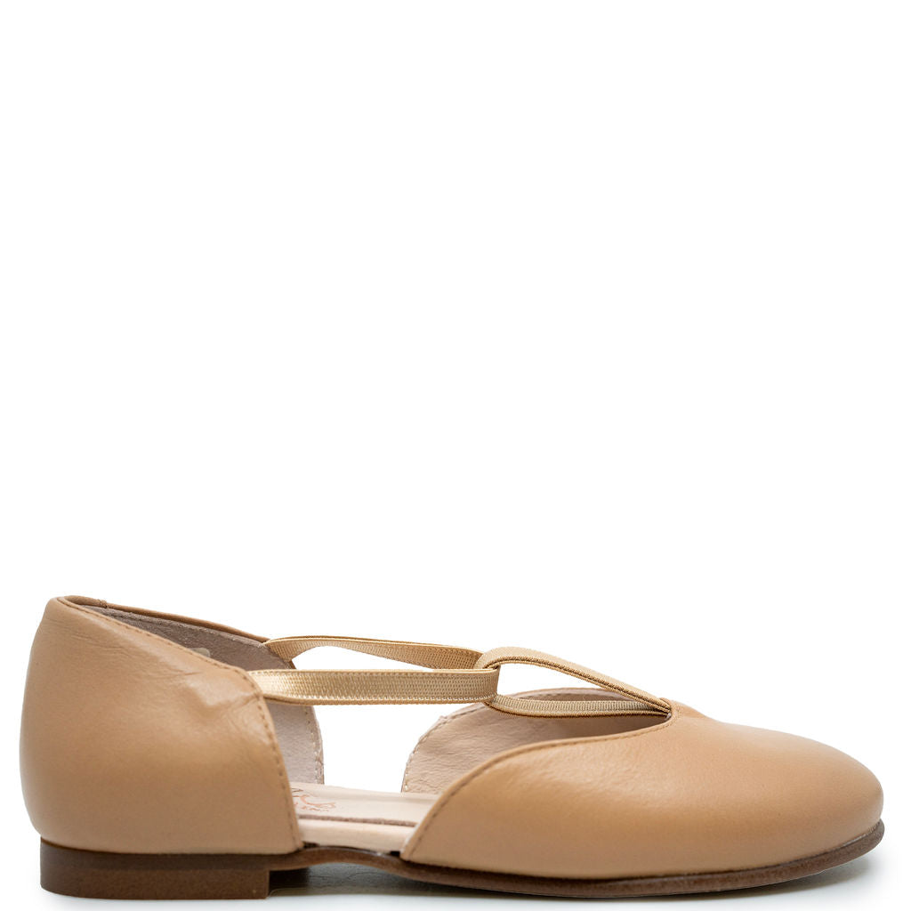 Beberlis Latte Elastic Slip On-Tassel Children Shoes