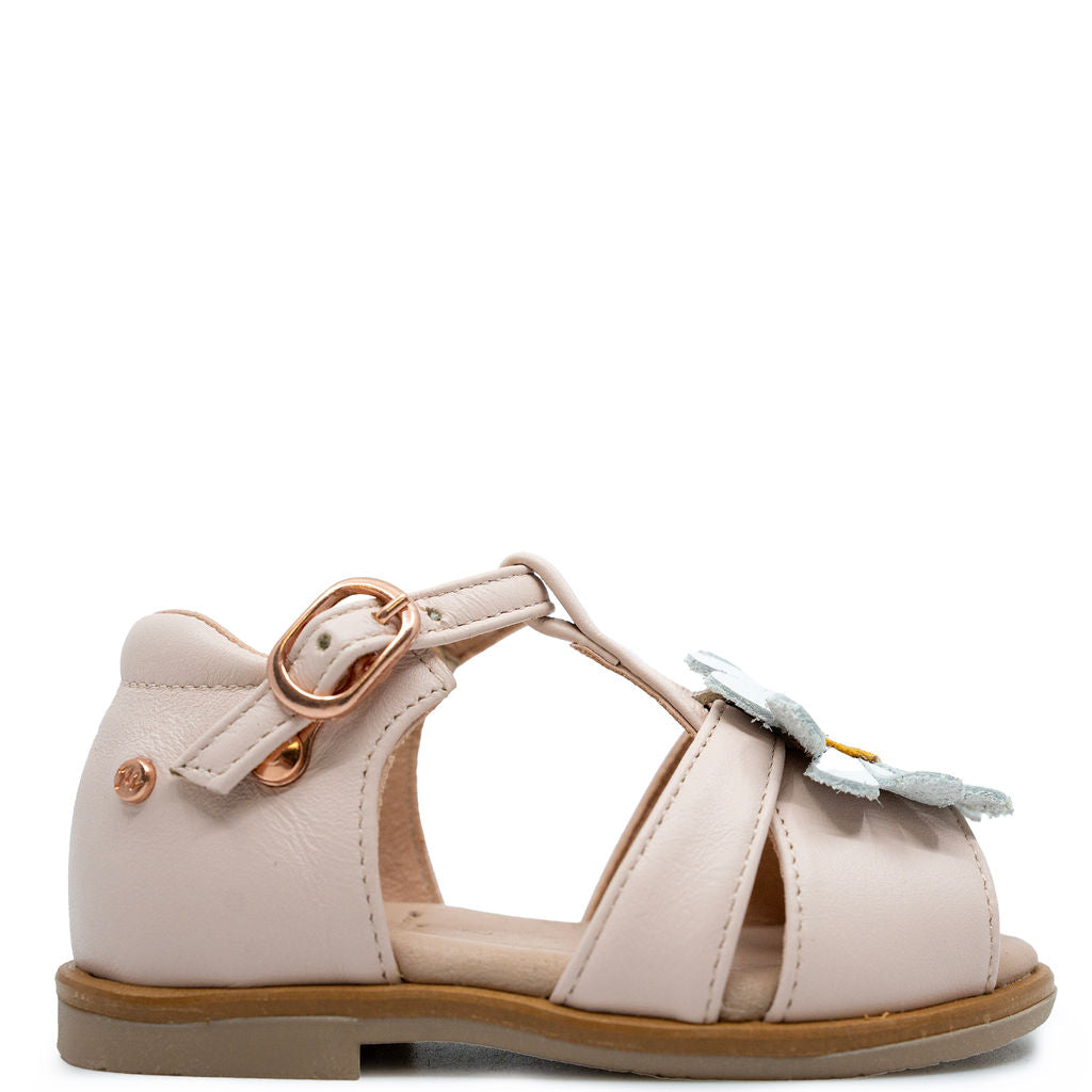 Manuela Pink Daisy Baby Sandal-Tassel Children Shoes