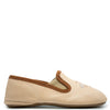 Pepe Beige Bee Embroidered Slipper Loafer-Tassel Children Shoes
