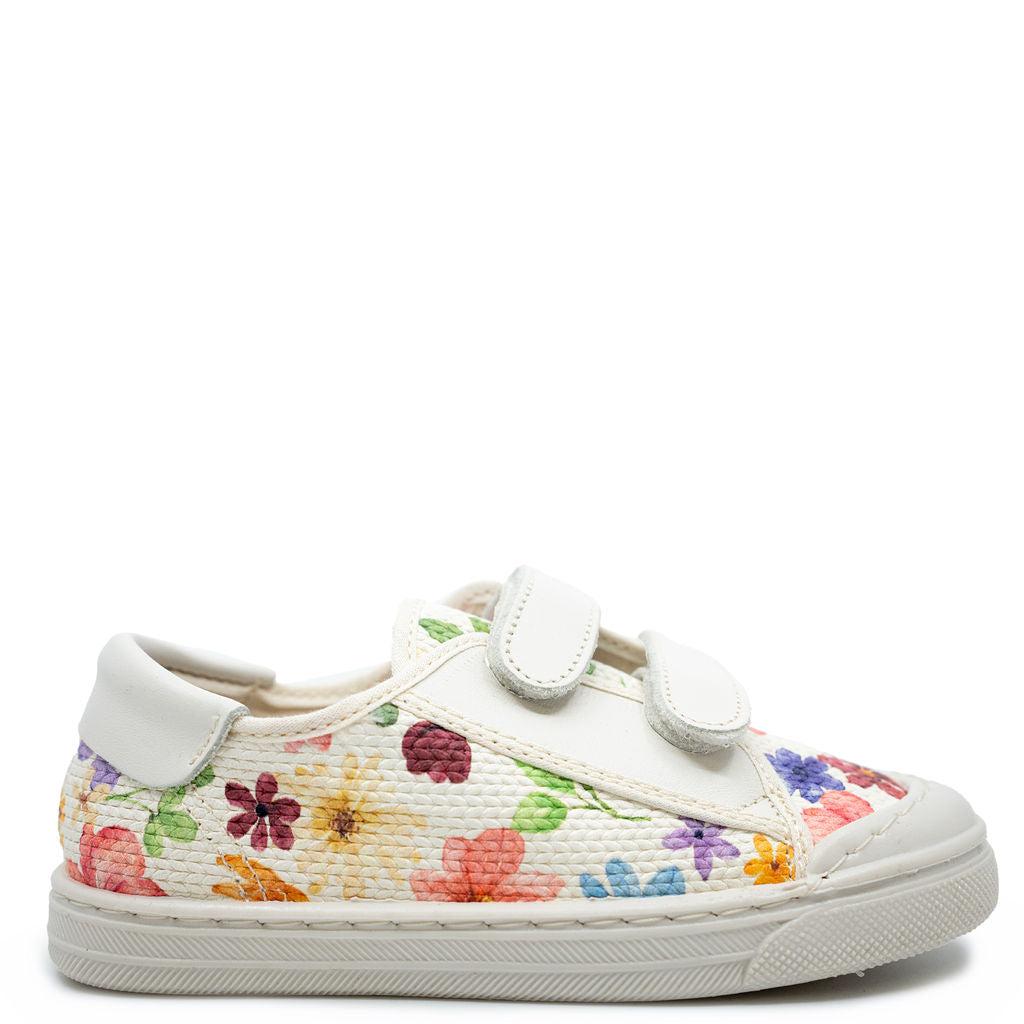 Pepe Multi Floral Velcro Sneaker-Tassel Children Shoes