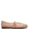Rondinella Perforated Stap Flat-Tassel Children Shoes
