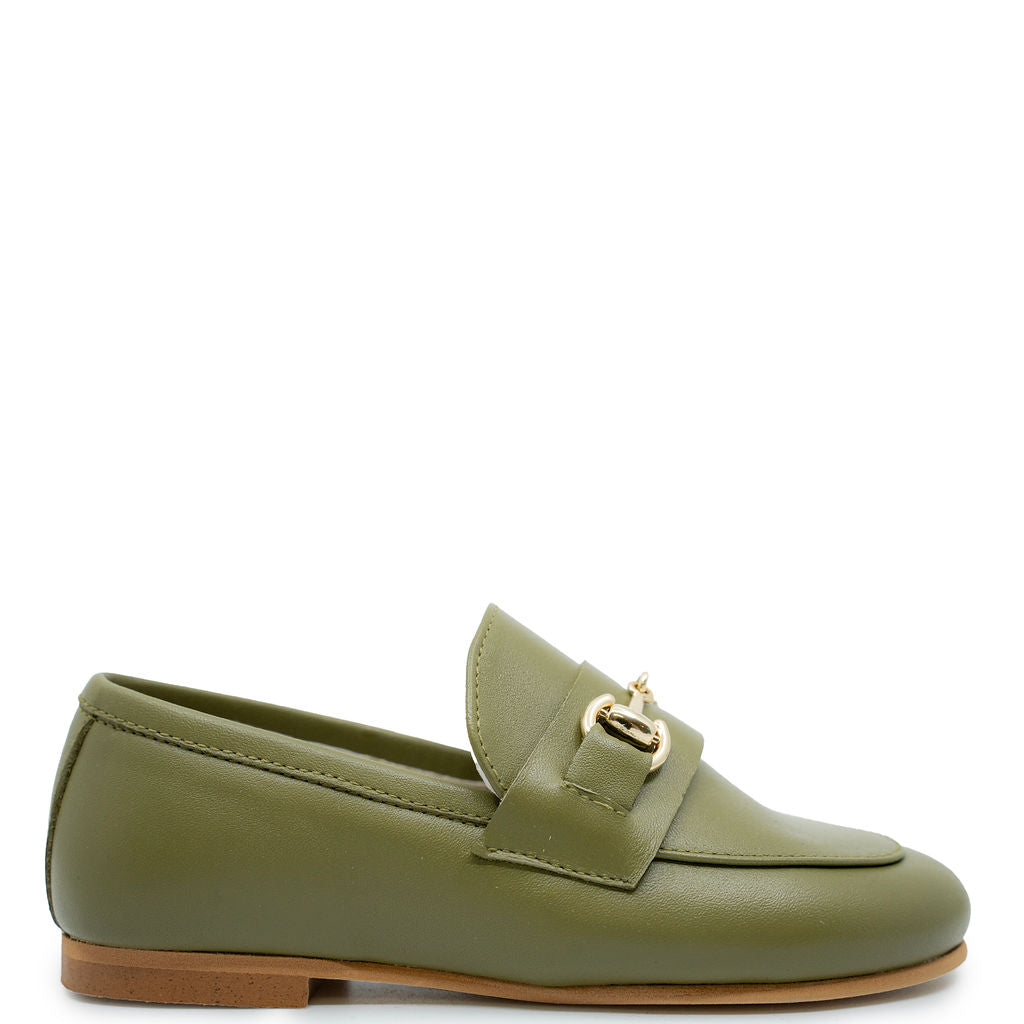 Sonatina Olive Buckle Loafer-Tassel Children Shoes