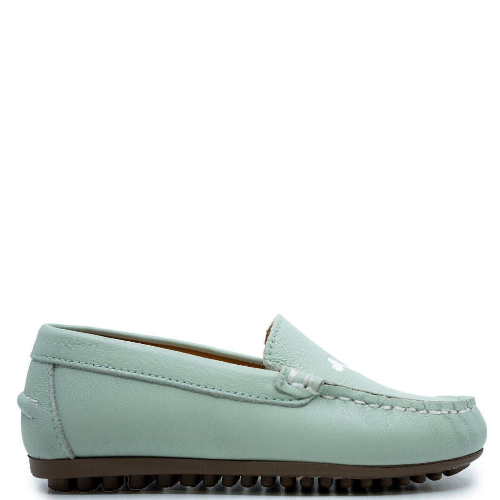 LMDI Mint Lock and Key Loafer-Tassel Children Shoes