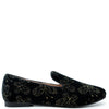 LMDI Black Velvet Butterfly Smoking Loafer-Tassel Children Shoes