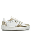 Zadig and Voltaire White and Gold Sneaker-Tassel Children Shoes