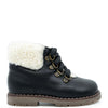 LMDI Black and Ivory Fur Baby Bootie-Tassel Children Shoes