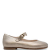 Beberlis Champagne Heart Buckle Mary Jane-Tassel Children Shoes