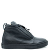 Rondinella Black Elastic Mid Top Sneaker-Tassel Children Shoes