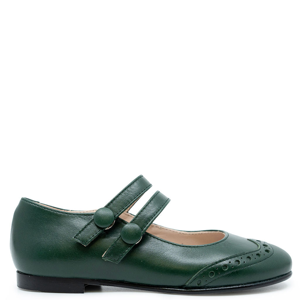 Beberlis Forrest Double Strap Wingtip Mary Jane-Tassel Children Shoes