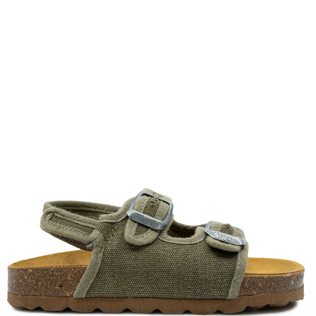 Tocoto Gray Terry Slide-Tassel Children Shoes