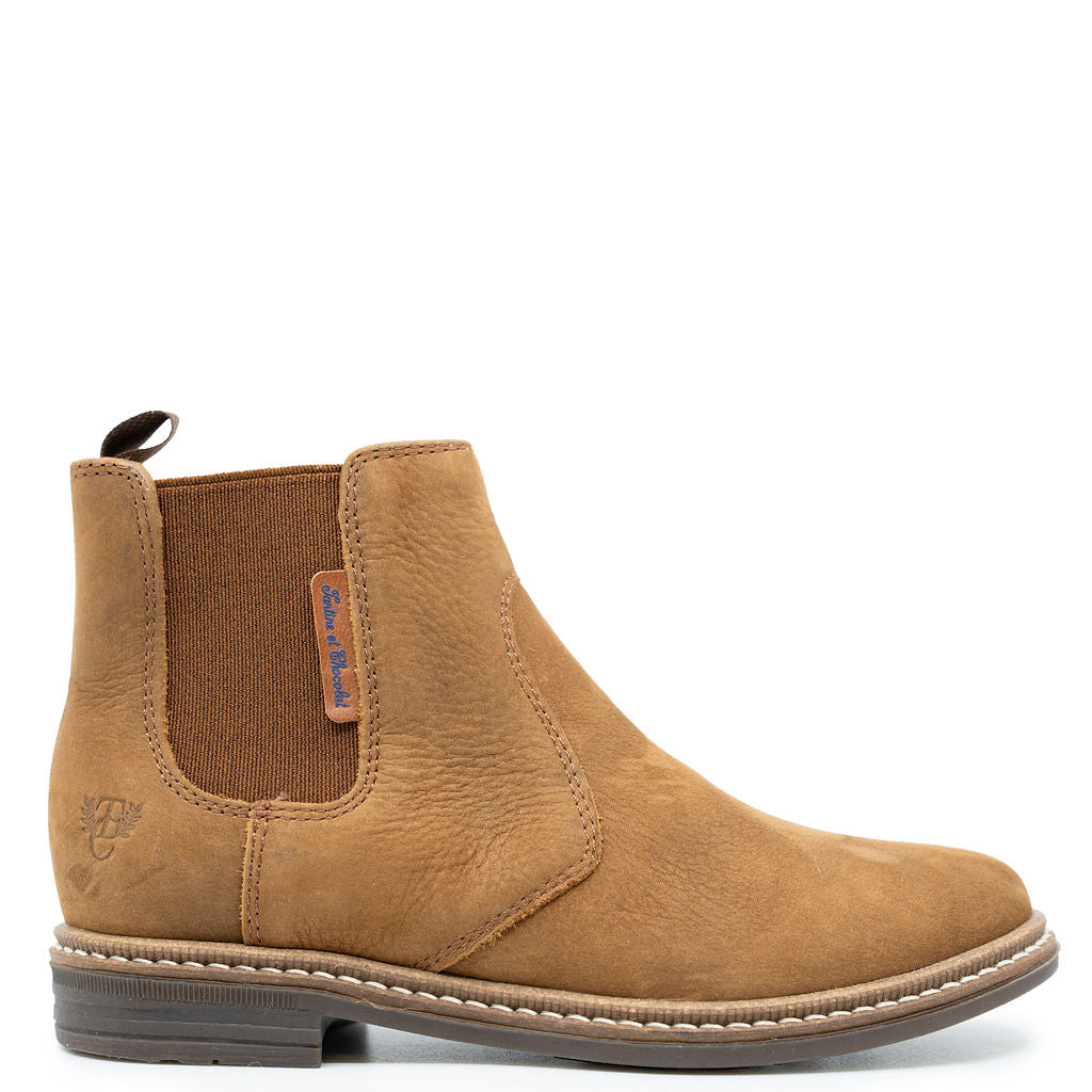 Tartine Camel Nubuck Boot-Tassel Children Shoes
