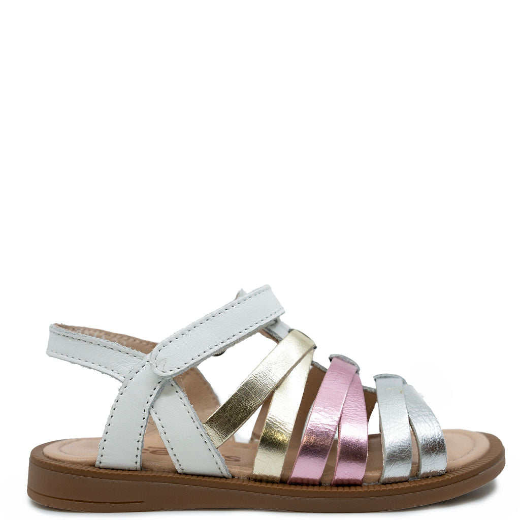 Acebos Metallic Sandal-Tassel Children Shoes