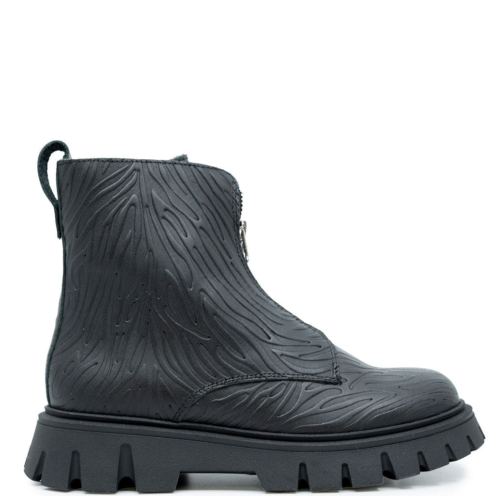 Marc Jacobs Black Tiger Boot-Tassel Children Shoes
