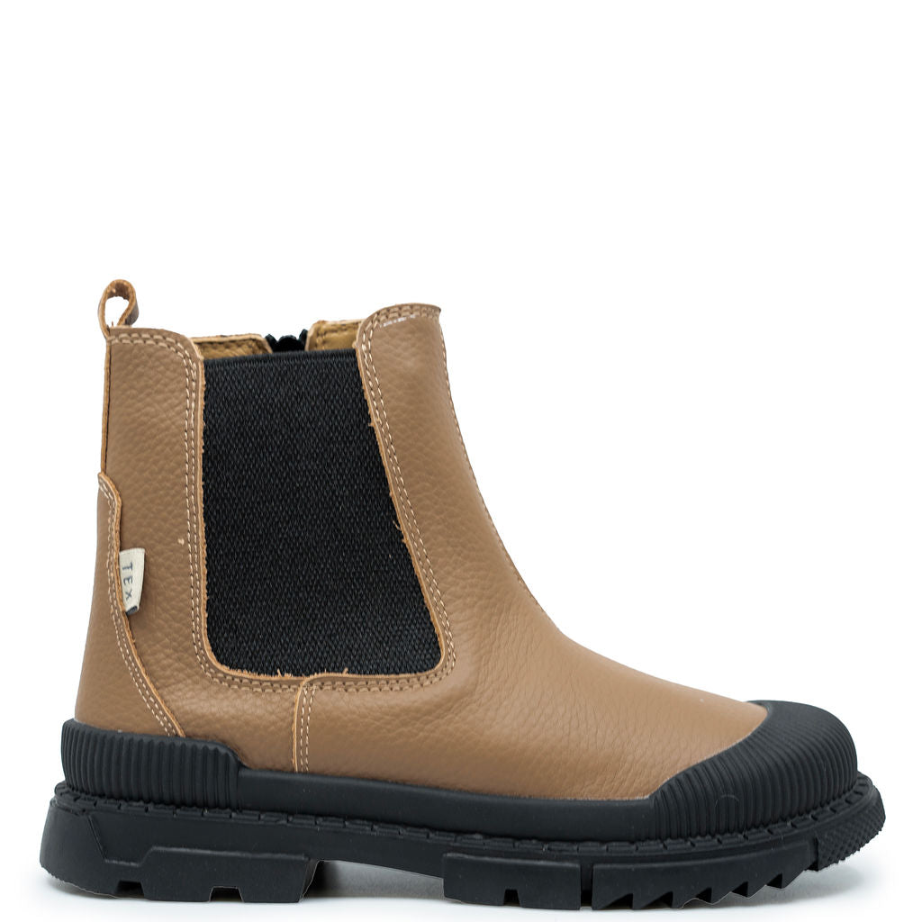 Wheat Luggage Captoe Boot-Tassel Children Shoes