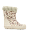 Wheat Rose Flower Rainboot-Tassel Children Shoes