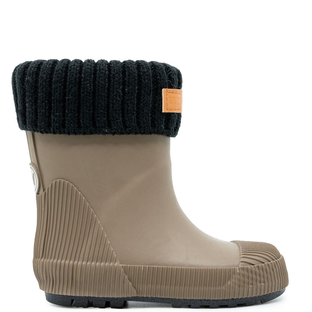 Wheat Wood Rubber Rainboot-Tassel Children Shoes