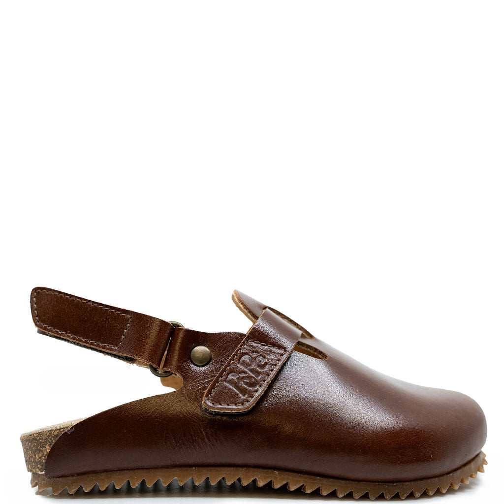 Pepe Chocolate Clog-Tassel Children Shoes
