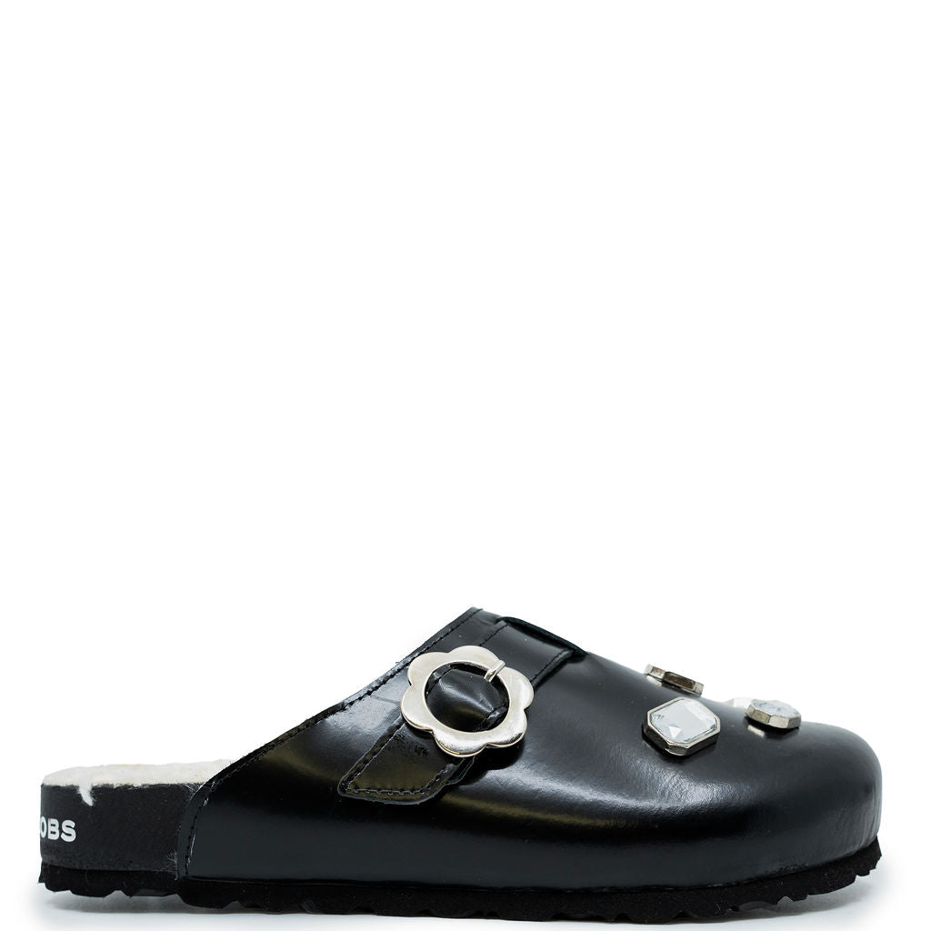 Marc Jacobs Black Mule-Tassel Children Shoes