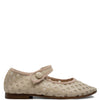 Beberlis Nude Basket Mary Jane-Tassel Children Shoes