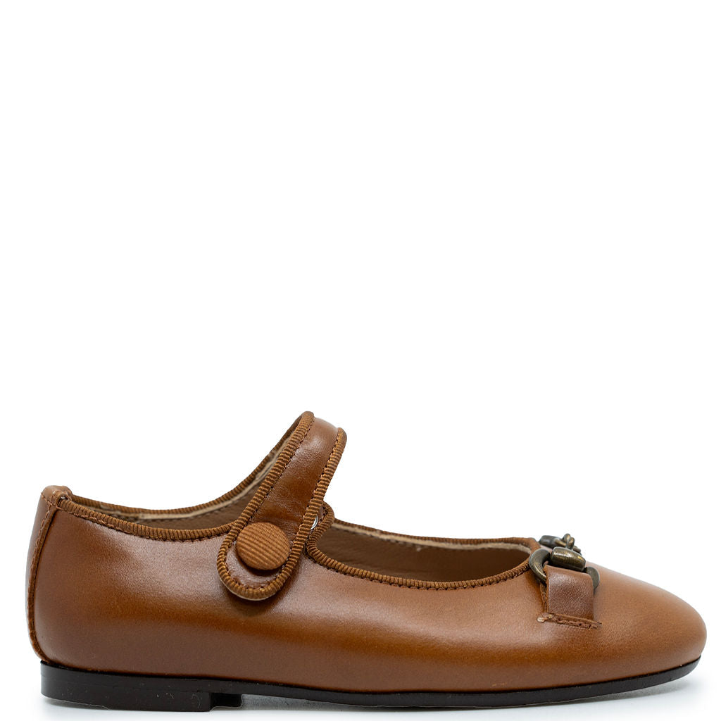 Papanatas Luggage Buckle Mary Jane-Tassel Children Shoes