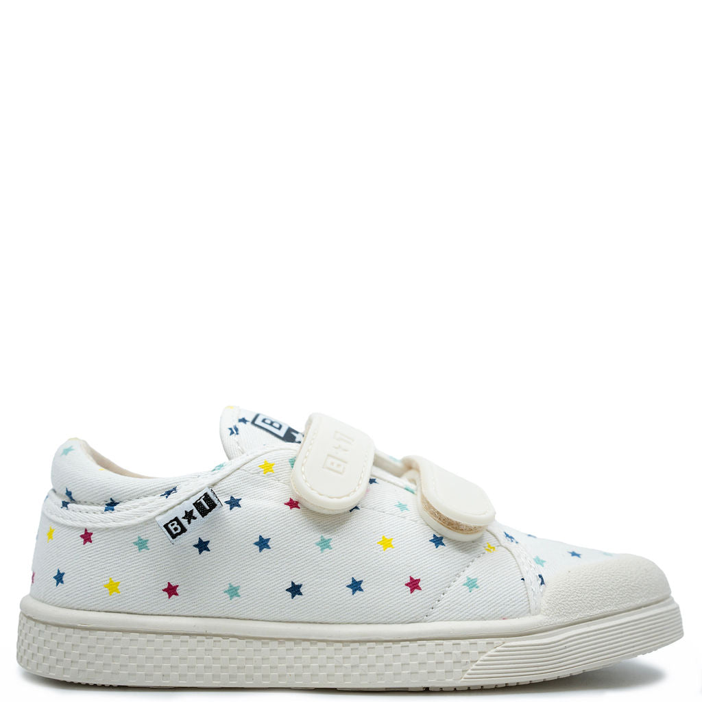 Bonton Multicolor Star Velcro Sneaker-Tassel Children Shoes
