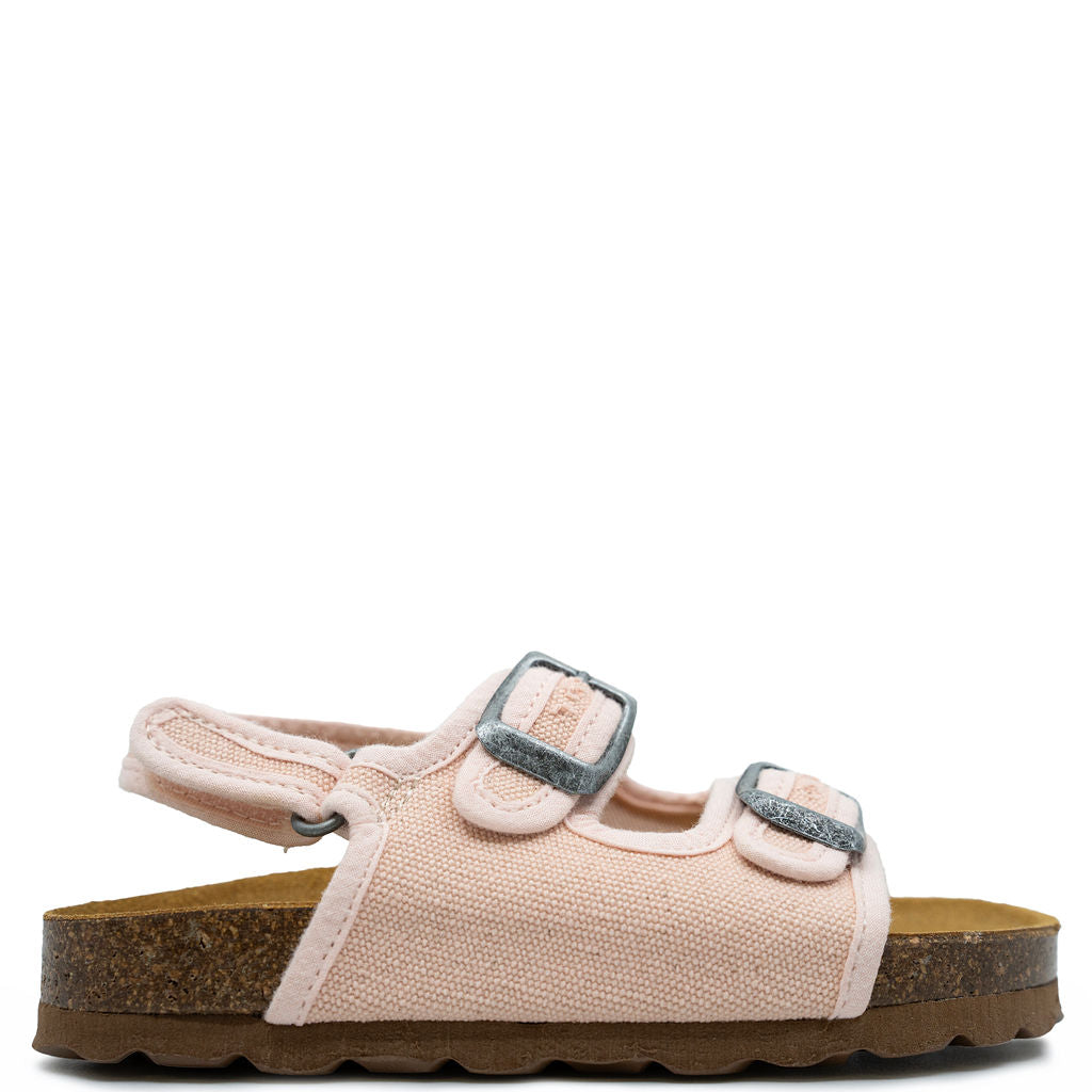 Tocoto Pink Terry Slide-Tassel Children Shoes