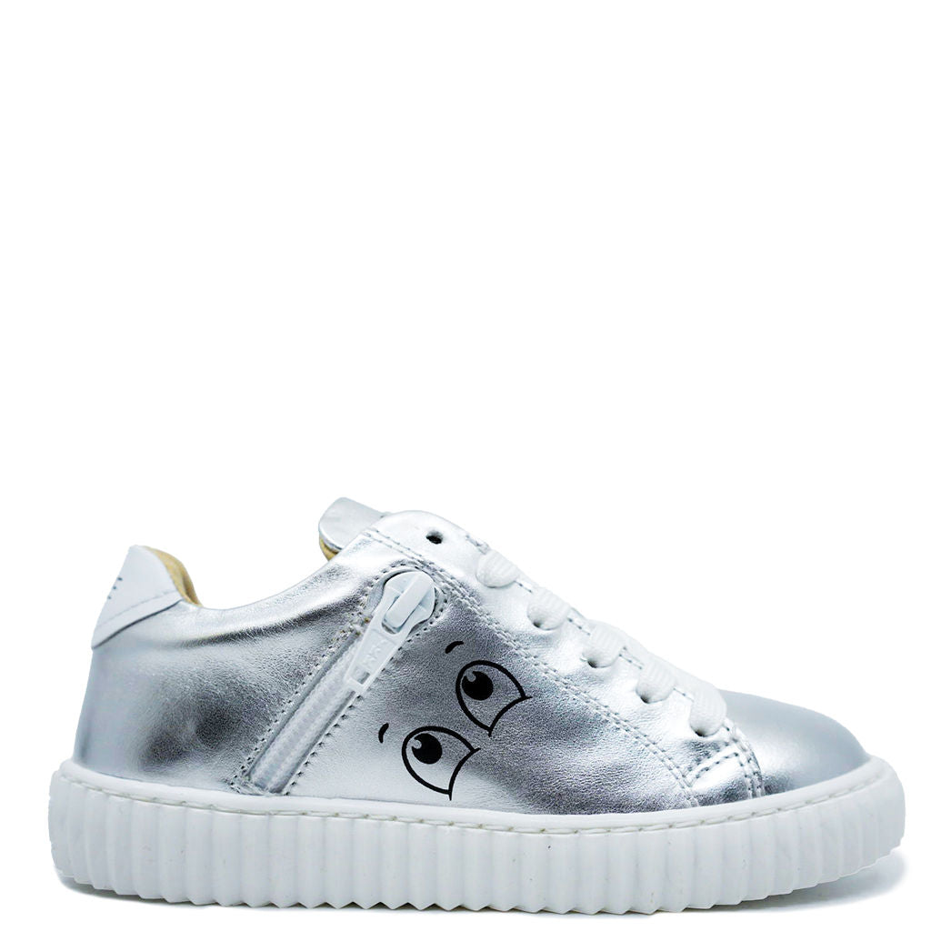 Blublonc Silver Eyes Sneaker-Tassel Children Shoes