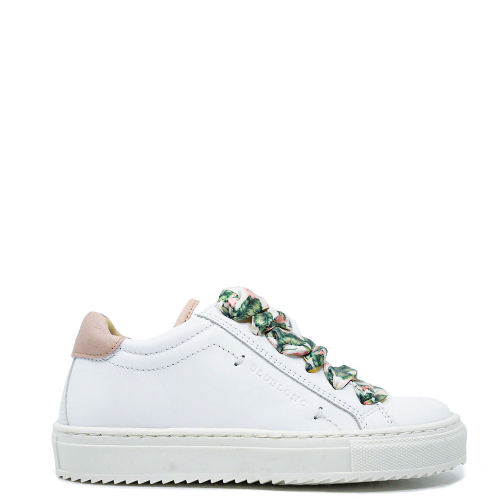 Blublonc Floral Lace Sneaker-Tassel Children Shoes